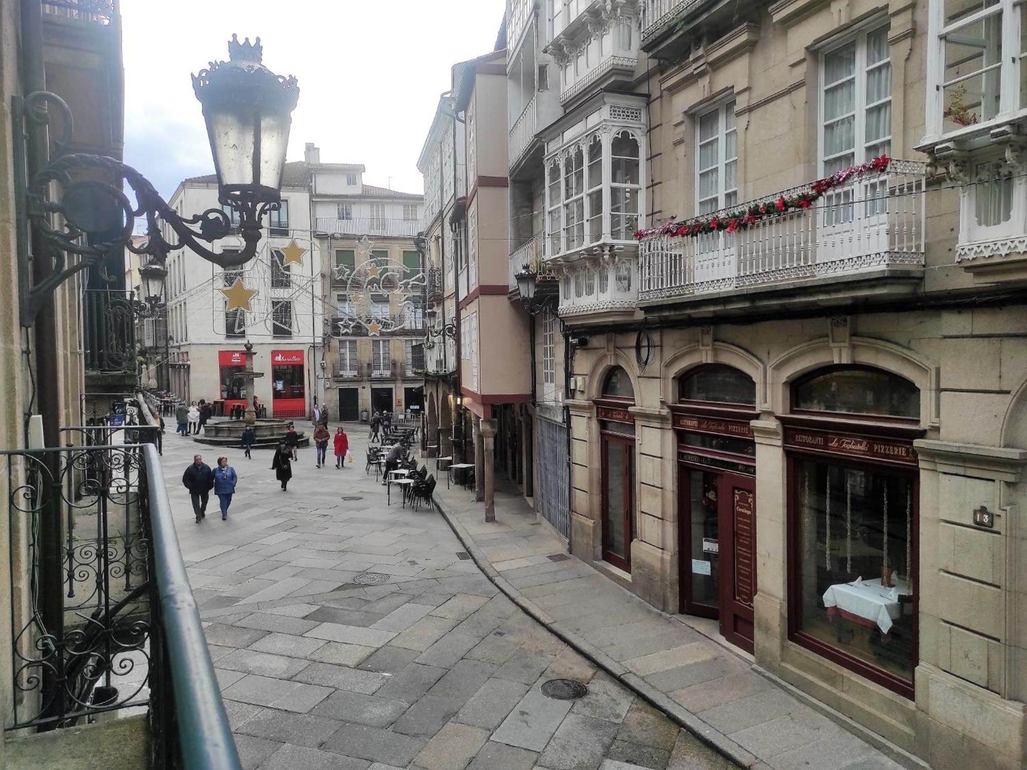 Appartamento 1A. Disfruta De Su Balcon Sobre El Casco Viejo. Ourense Esterno foto